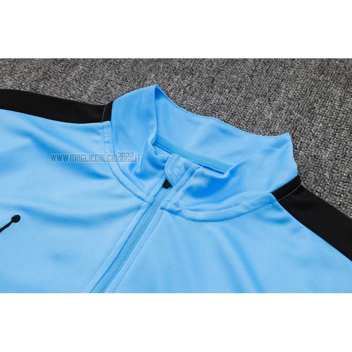 Tuta da Track de Felpa del Paris Saint-Germain Bambino 2023-2024 Blu Claro
